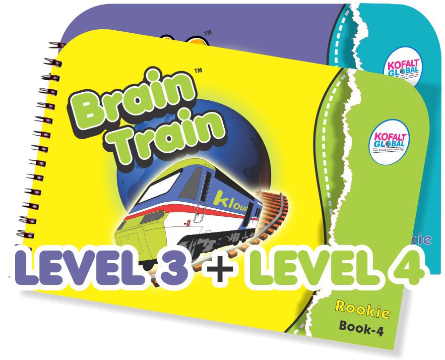 Combo Brain Train Junior Book Three + Book Four